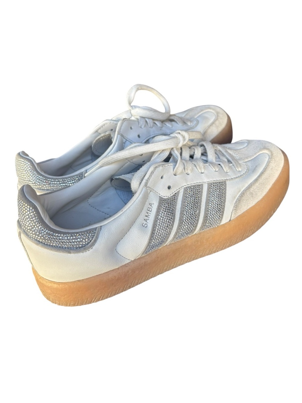 adidas Sambae W 'Crystal White Silver Gum' - Picture 2 of 10